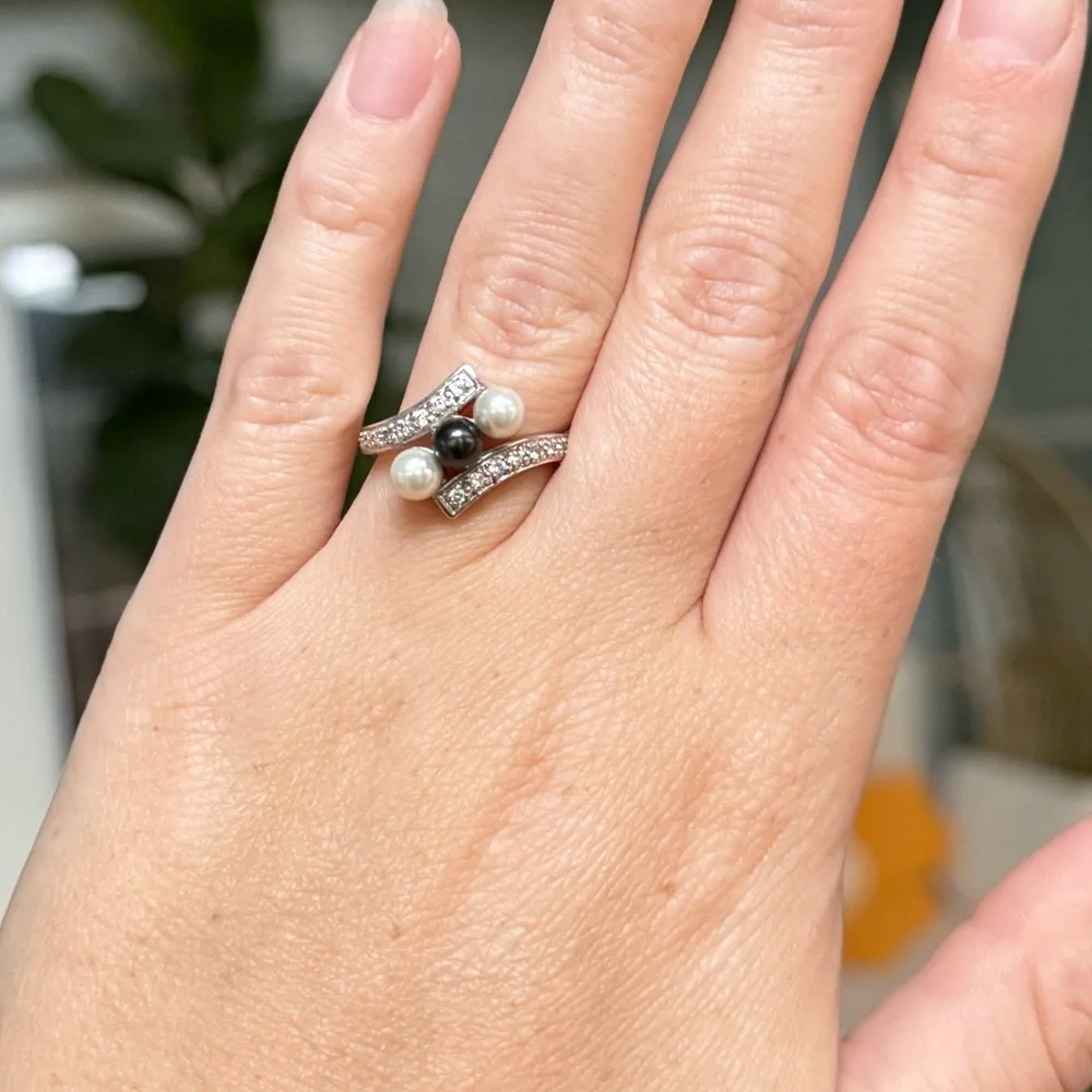 925 Pearl Ring